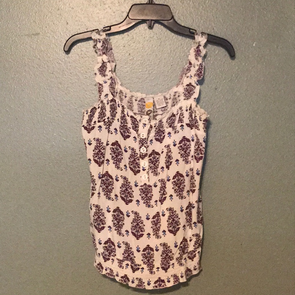Floral print tank top